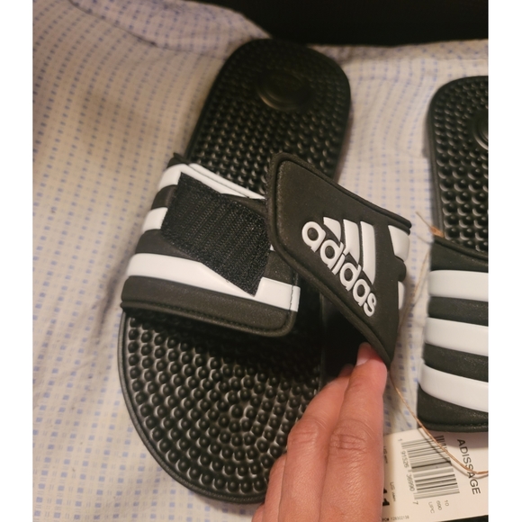 Adidas Women's Adissage Slides Sandals Size 11 - Picture 8 of 10